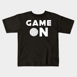 Game On - Funny Volleyball Design Kids T-Shirt